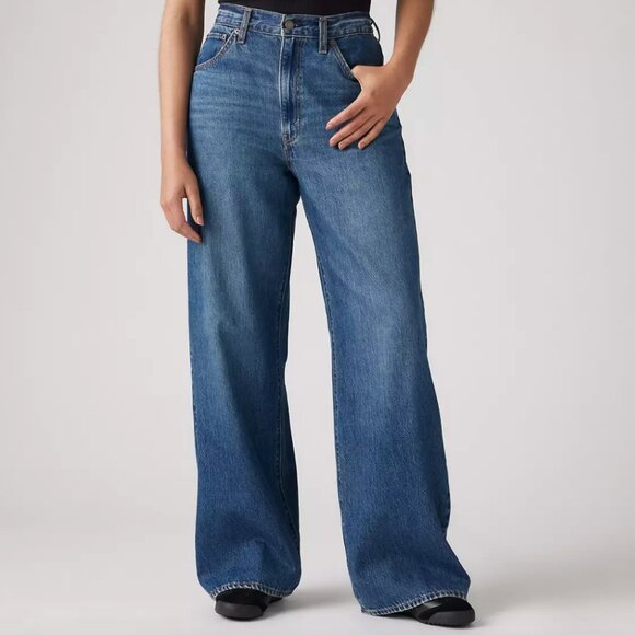 Levi’s 34x31 Cinch Baggy Blue Jeans Straight Leg - Picture 9 of 9